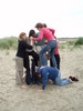 pyramide en train de se monter