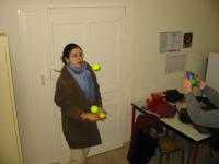 Martha jonglant