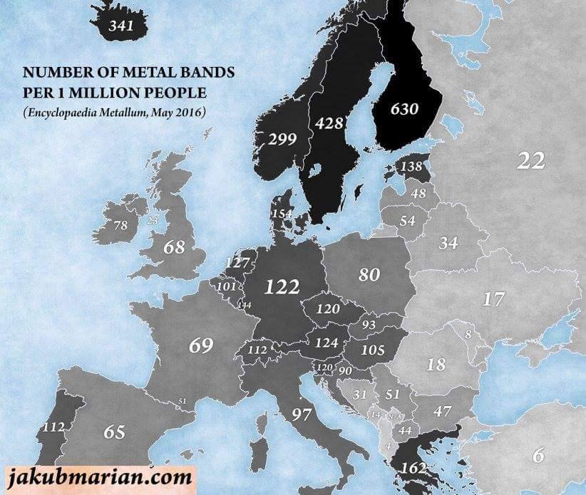 Statistiques metalleuses
                                                   européennes